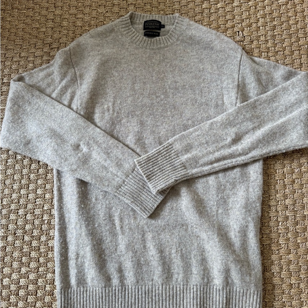 Pendleton Beige 100% Wool Sweater